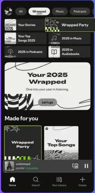 find Spotify wrapped on spotify app