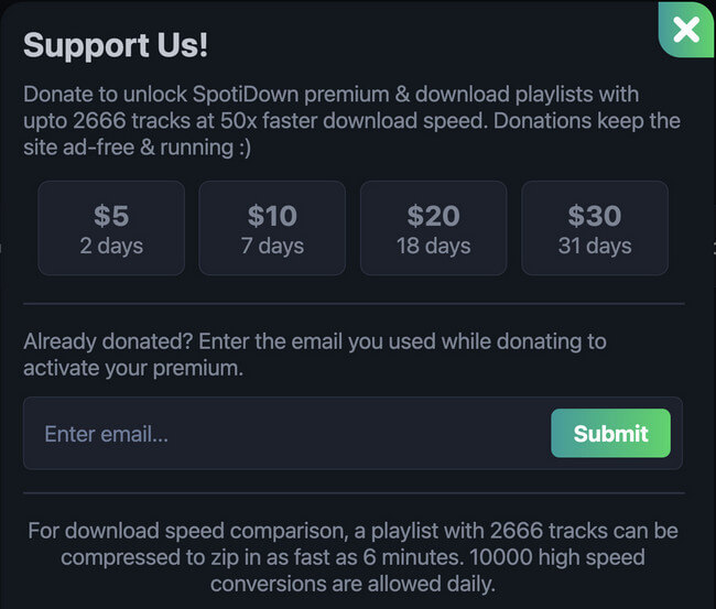 premium fees