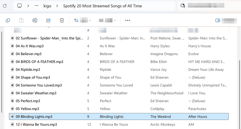 kigo spotify converter output folder