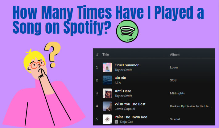 see how many times I played a song on spotify