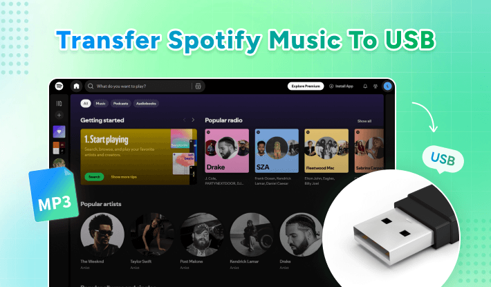 spotify music to usb