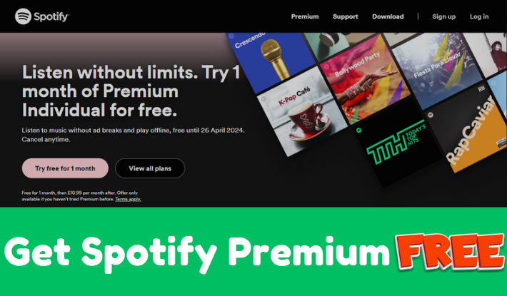 spotify premium free