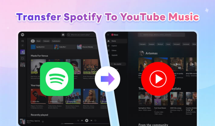 Transfer Spotify Playlists to YouTube Music