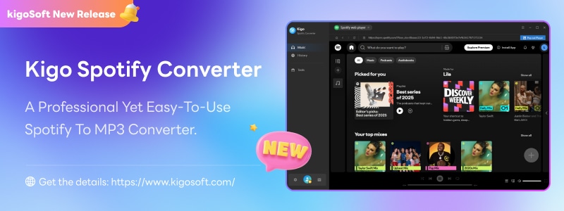 Kigo Spotify Converter new release