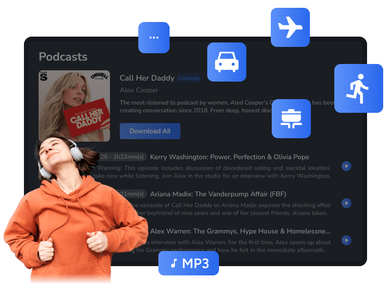 download podcast to mp3