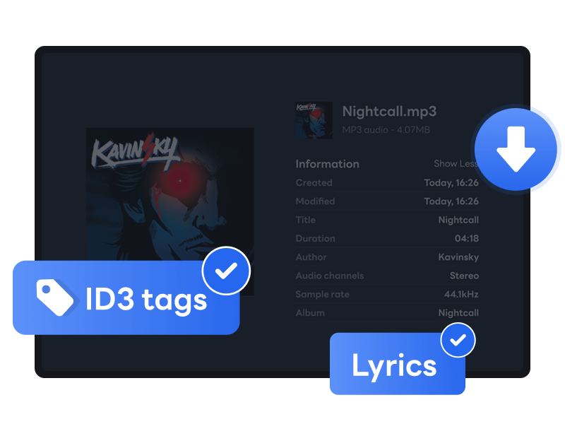 retain ID3 tags of spotify songs