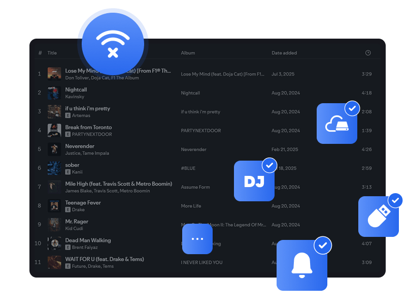 enjoy spotify music offline without limits