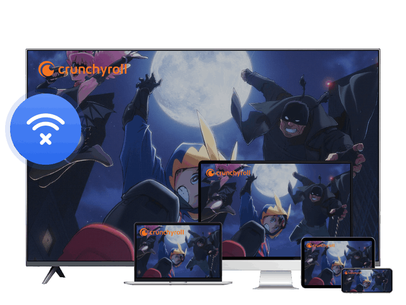 enjoy Crunchyroll video on any device