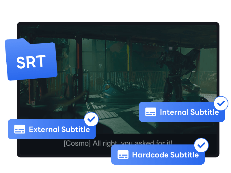 save many types of subtitle