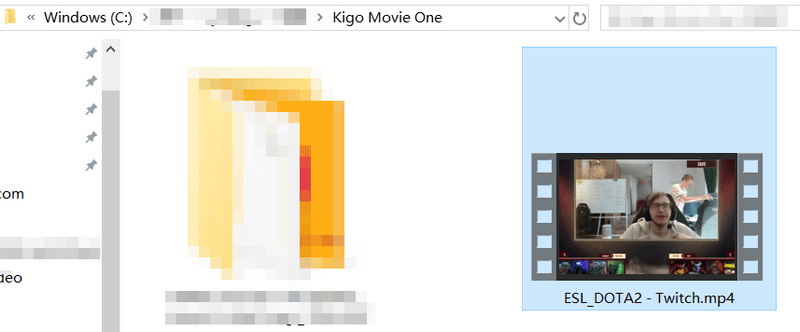 find downloaded lives stream on pc