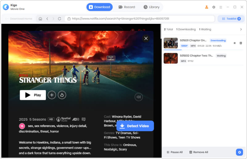 downloading video