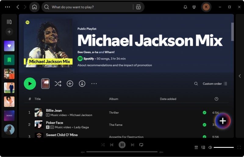 choose spotify lossless songs you'd like to download