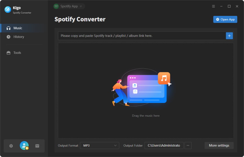 open kigo spotify converter