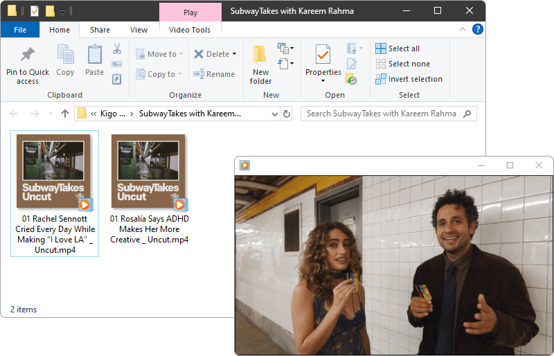 play video podcast of spotify