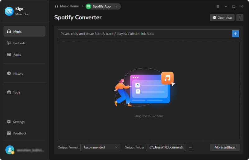 choose spotify service